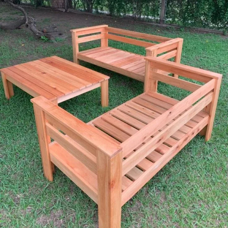Mahogany Wood Lounge Set from the Sherehe Events hire range, Nairobi - photo 3